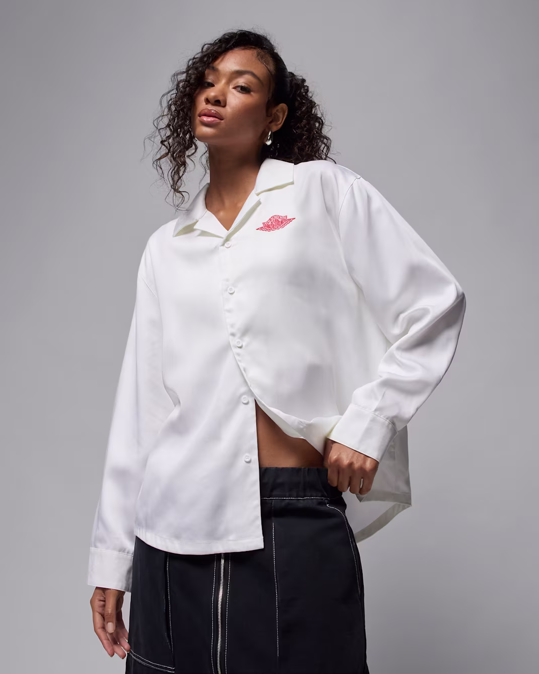 ქალის ჯემპრი W J FLT LS SHIRT RAIR