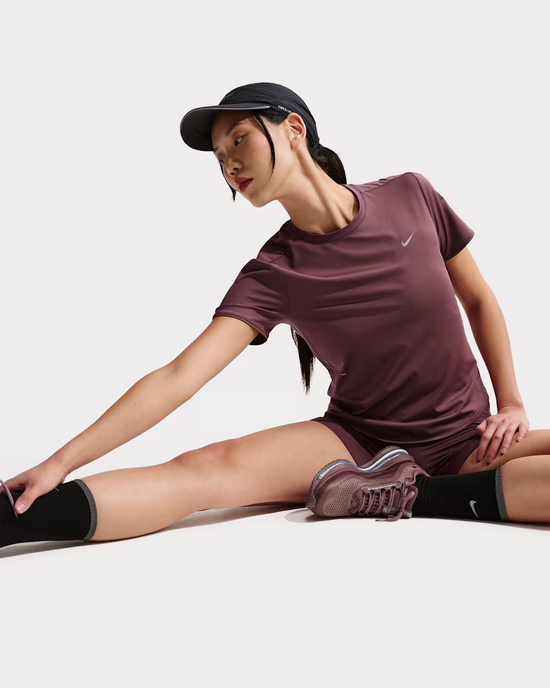 Nike ქალის მაისური W NK SWIFT DF SS TOP