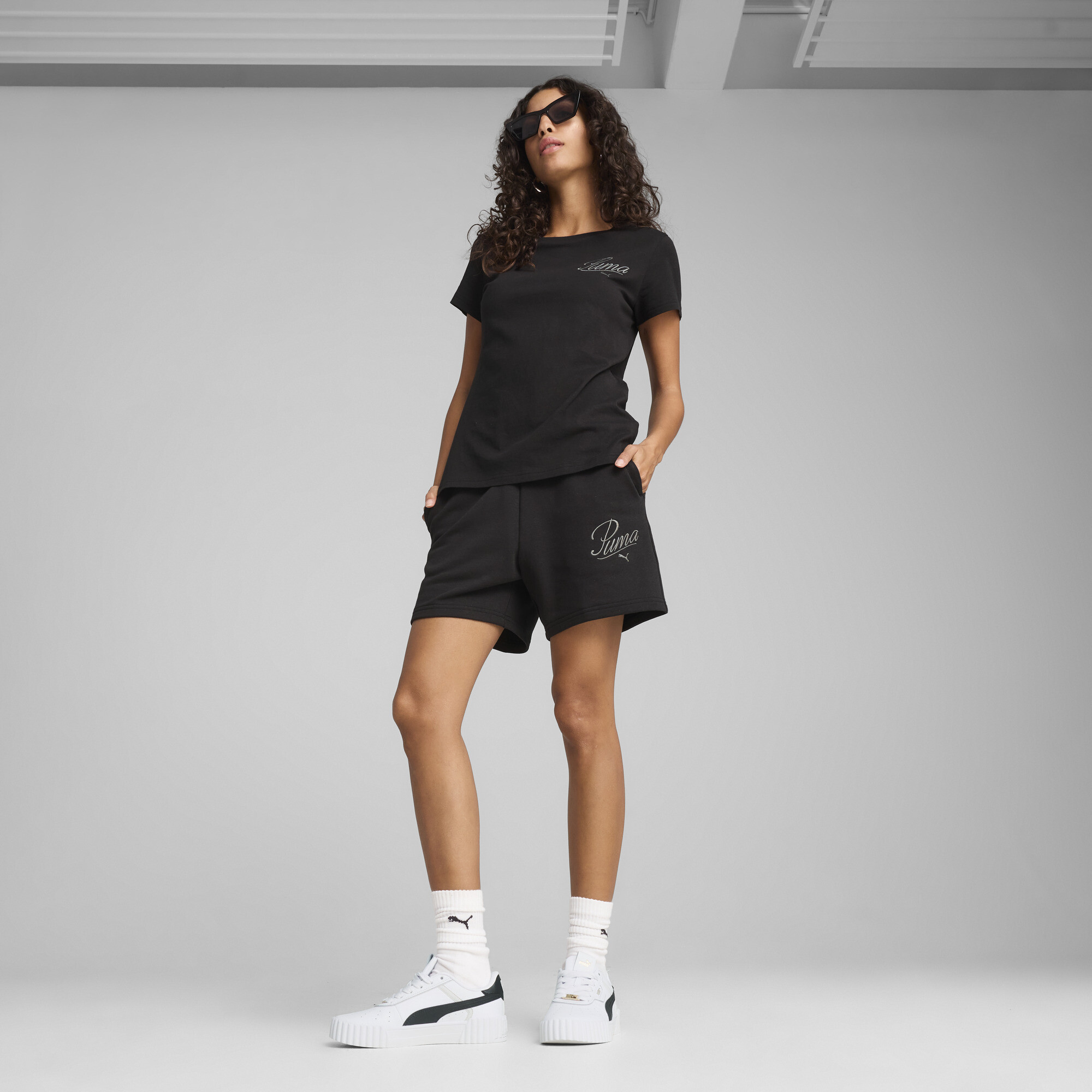 Puma ქალის მაისური ESS SCRIPT Tee