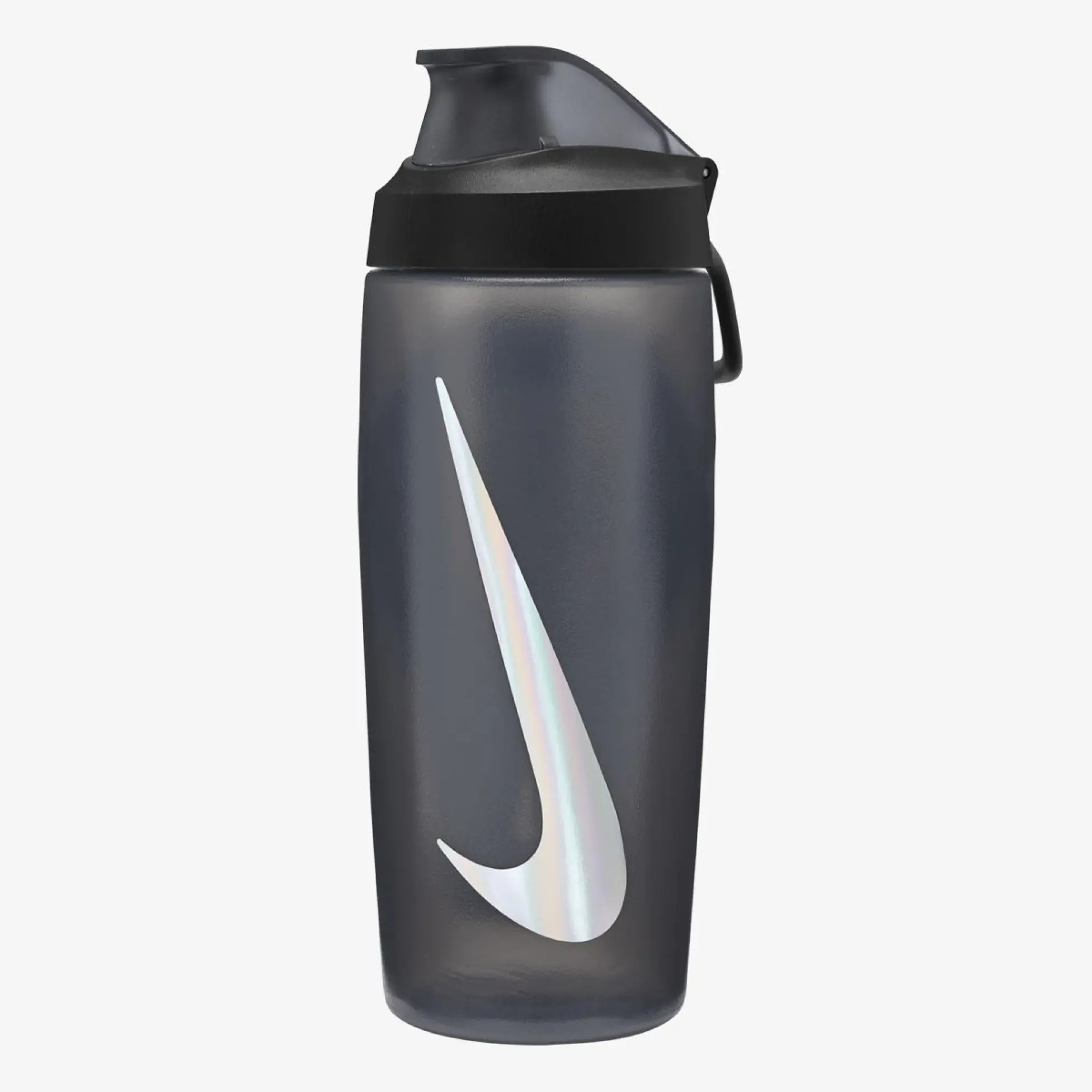 Nike ბოთლი NIKE REFUEL BOTTLE LOCKING LID 18 OZ ANTHRACITE/BLACK/SILVER IRIDESCENT 18OZ