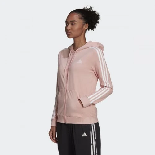 Adidas ქალის ჯემპრი W 3S SJ FZ HD