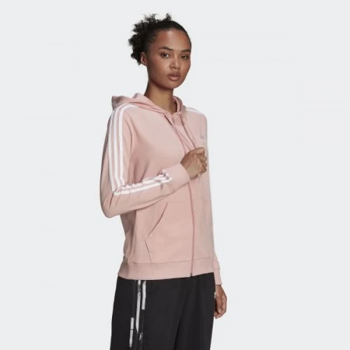 Adidas ქალის ჯემპრი W 3S SJ FZ HD