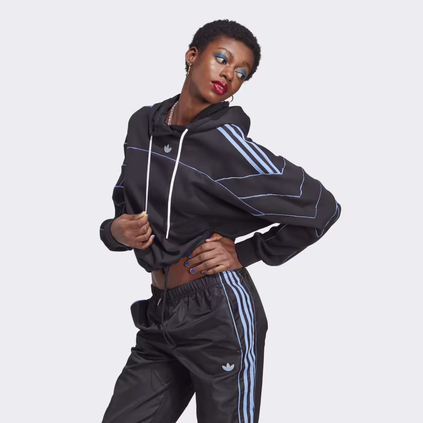Adidas ქალის ჯემპრი ALOXE CROP HOOD