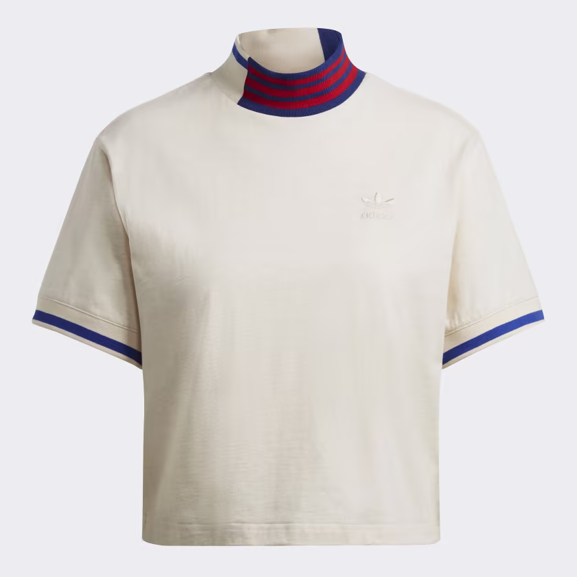Adidas ქალის მაისური RIB SHORT TEE