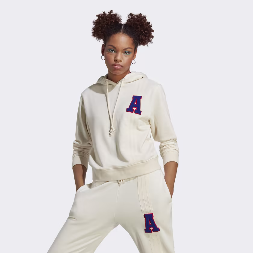 Adidas ქალის ჯემპრი SMALL LOGO HOOD