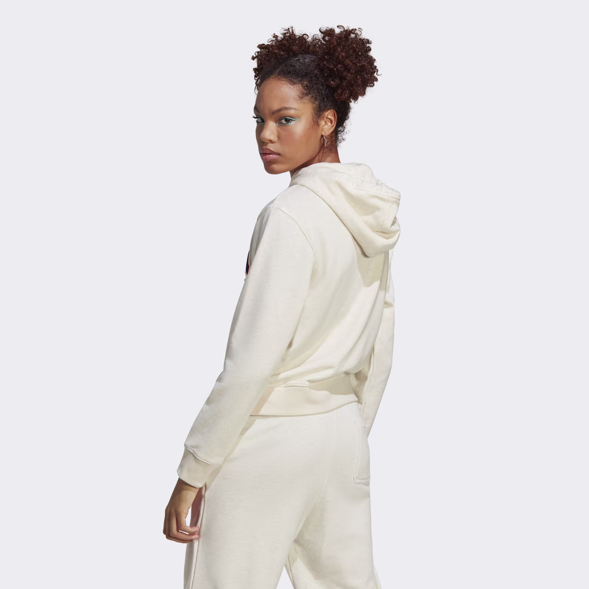 Adidas ქალის ჯემპრი SMALL LOGO HOOD