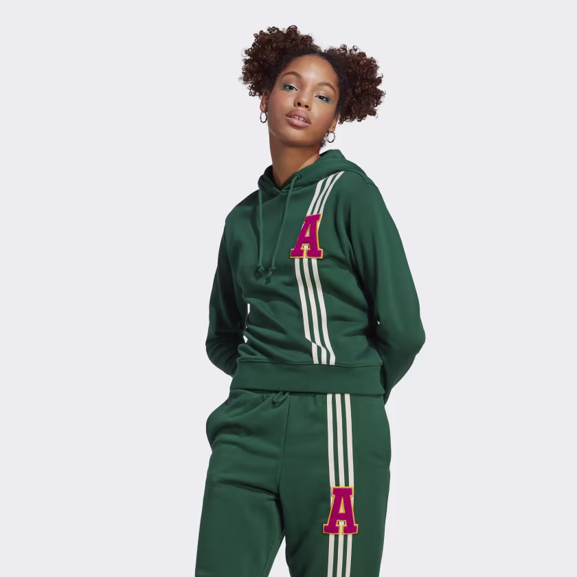 Adidas ქალის ჯემპრი SMALL LOGO HOOD