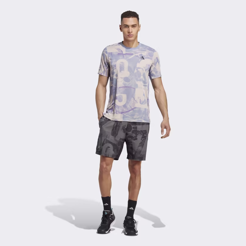 Adidas მამაკაცის შორტი CLUB GRAPHSHORT
