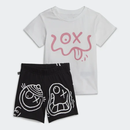 Adidas ბავშვის სპორტული კომპლექტი SHORT TEE SET