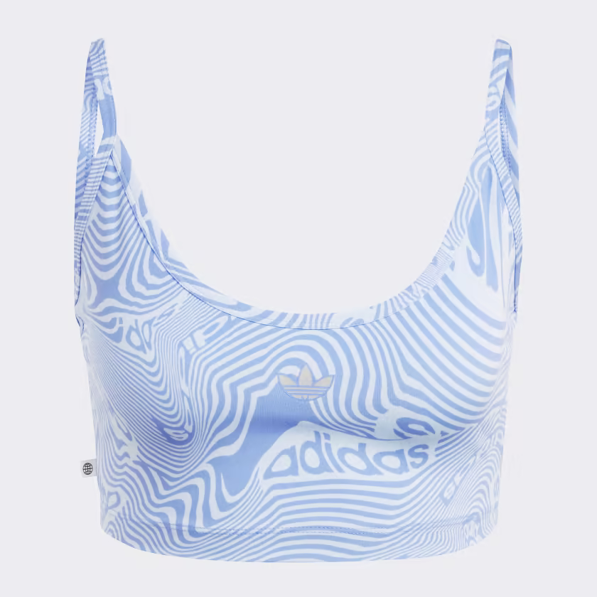 Adidas ქალის მაისური AOP BRA TOP