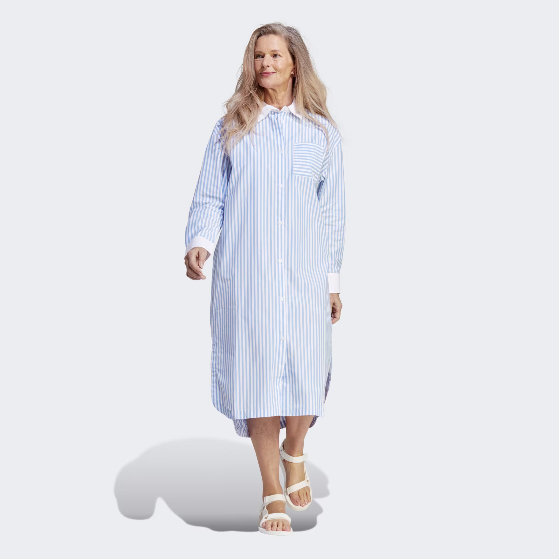 Adidas ქალის მაისური ESS SHIRT DRESS