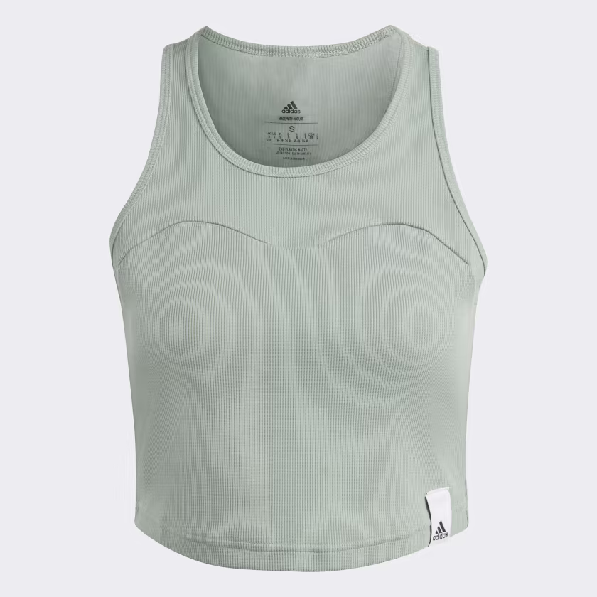 Adidas ქალის მაისური W LNG RIB TANK