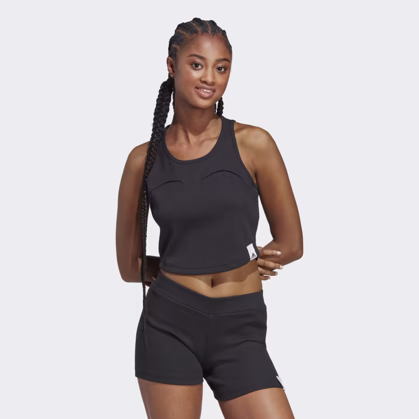 Adidas ქალის მაისური W LNG RIB TANK