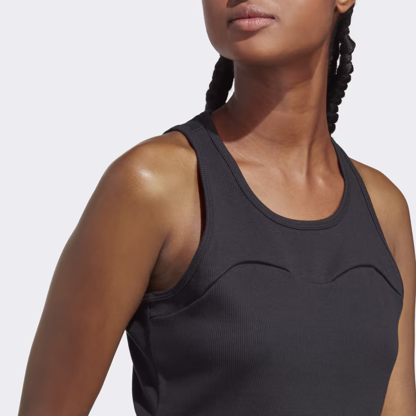 Adidas ქალის მაისური W LNG RIB TANK