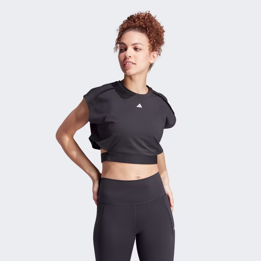 Adidas ქალის მაისური POWER CROP T