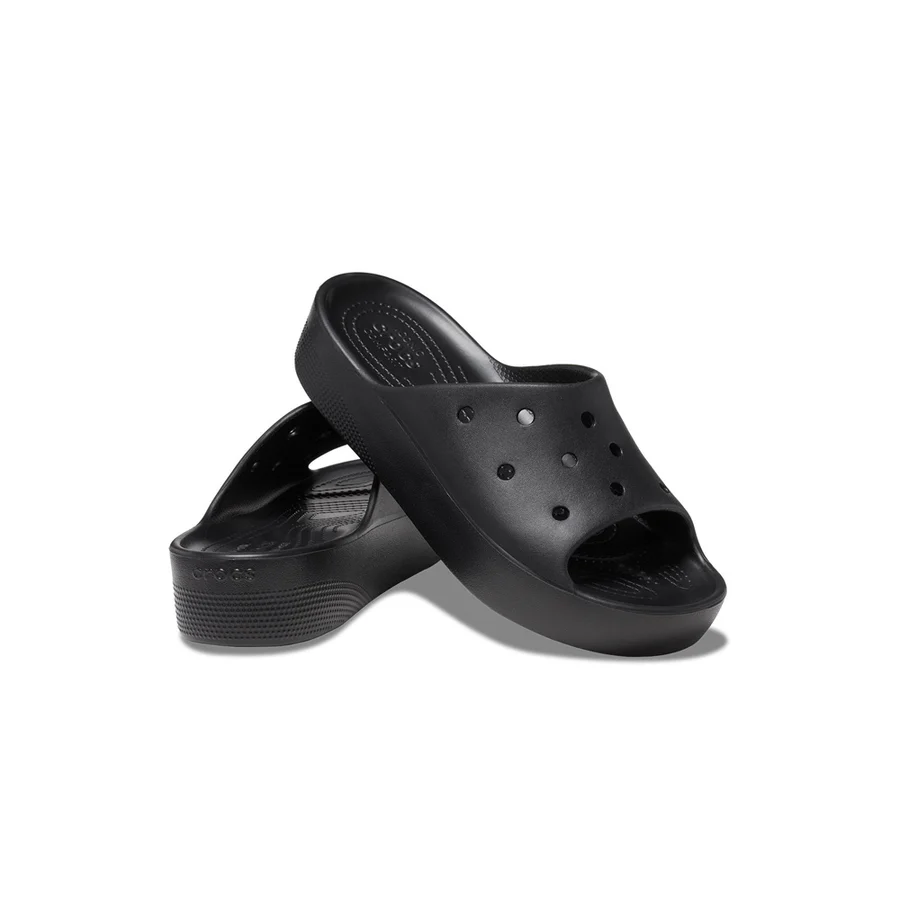 Crocs წყლის ჩუსტი Classic Platform Slide Blk