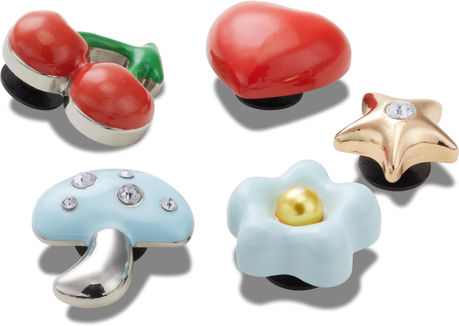Crocs ჯიბიცი Puffy Metals 5 Pack