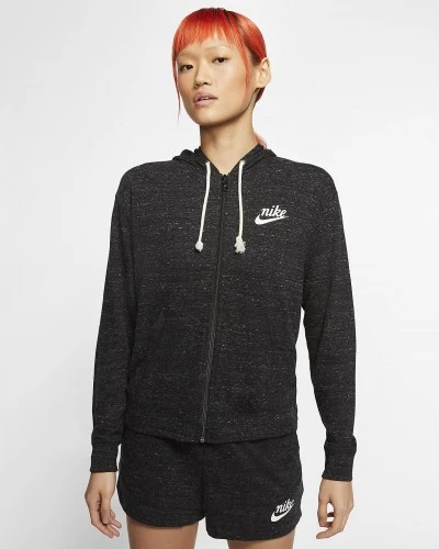 Nike ქალის ჯემპრი W NSW GYM VNTG JSY FZ HOODIE