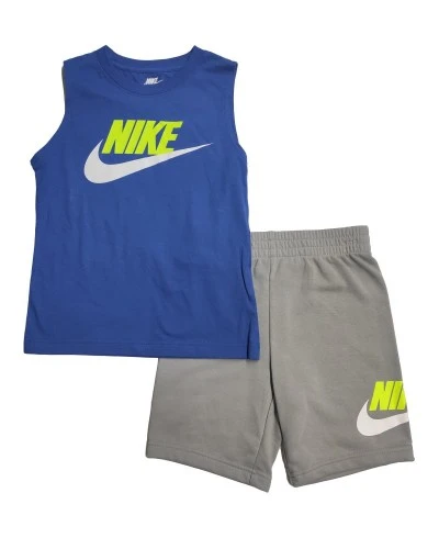 Nike ბავშვის სპორტული კომპლექტი CLUB HBR MUSCLE & SHORT SET
