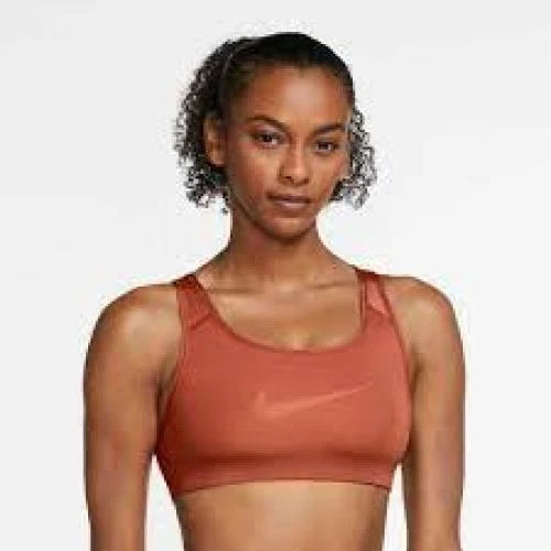 Nike ქალის მაისური W NK DF SWSH ICNCLSH STRPY BRA