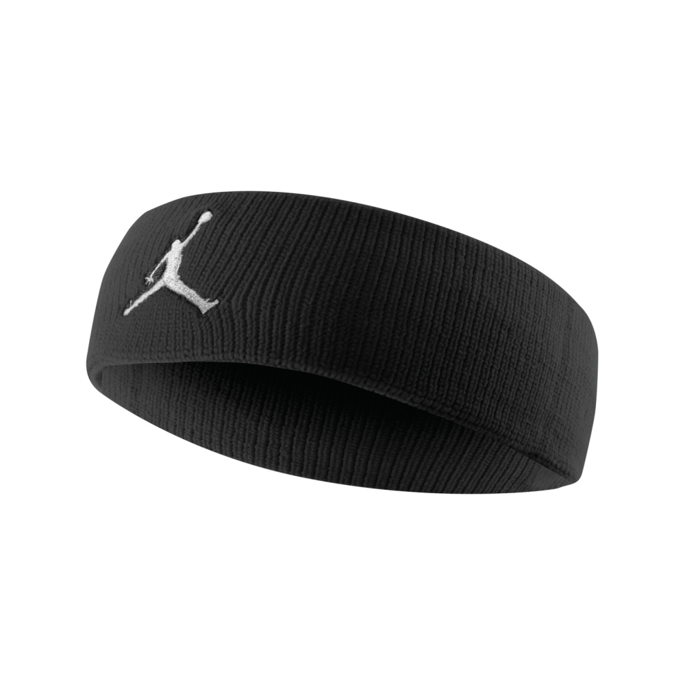 მანჟეტი/აბადოკი JORDAN JUMPMAN HEADBAND BLACK/WHITE OSFM