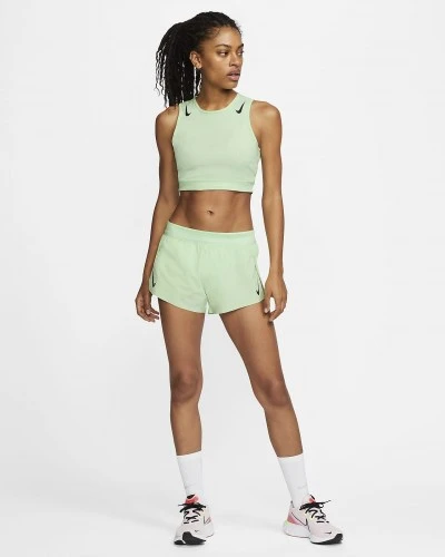 Nike ქალის მაისური W NK AEROSWIFT CROP TOP