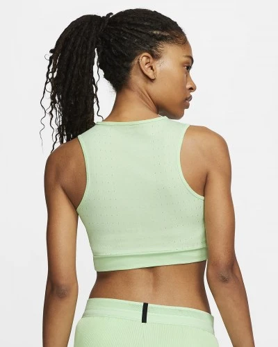 Nike ქალის მაისური W NK AEROSWIFT CROP TOP