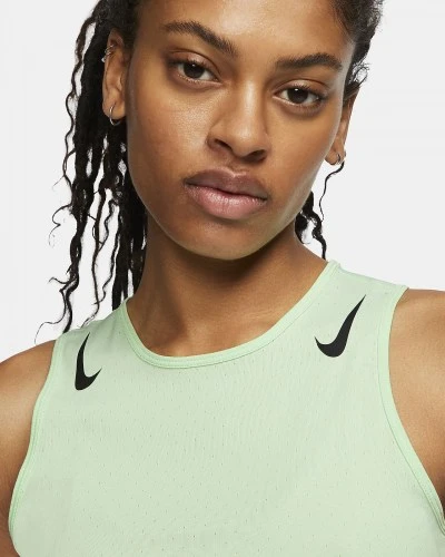 Nike ქალის მაისური W NK AEROSWIFT CROP TOP