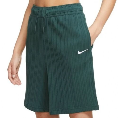 Nike ქალის შორტი W NSW JRSY RIB BLLR SHORT