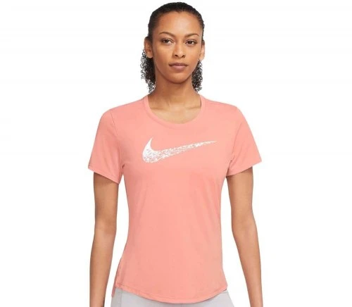 Nike ქალის მაისური W NK SWOOSH RUN SS TOP