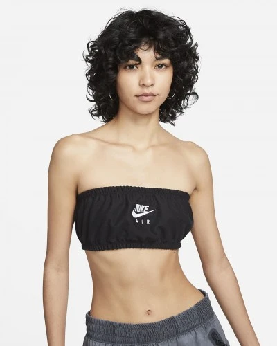 Nike ქალის მაისური W NSW AIR PIQUE TOP BANDEAU