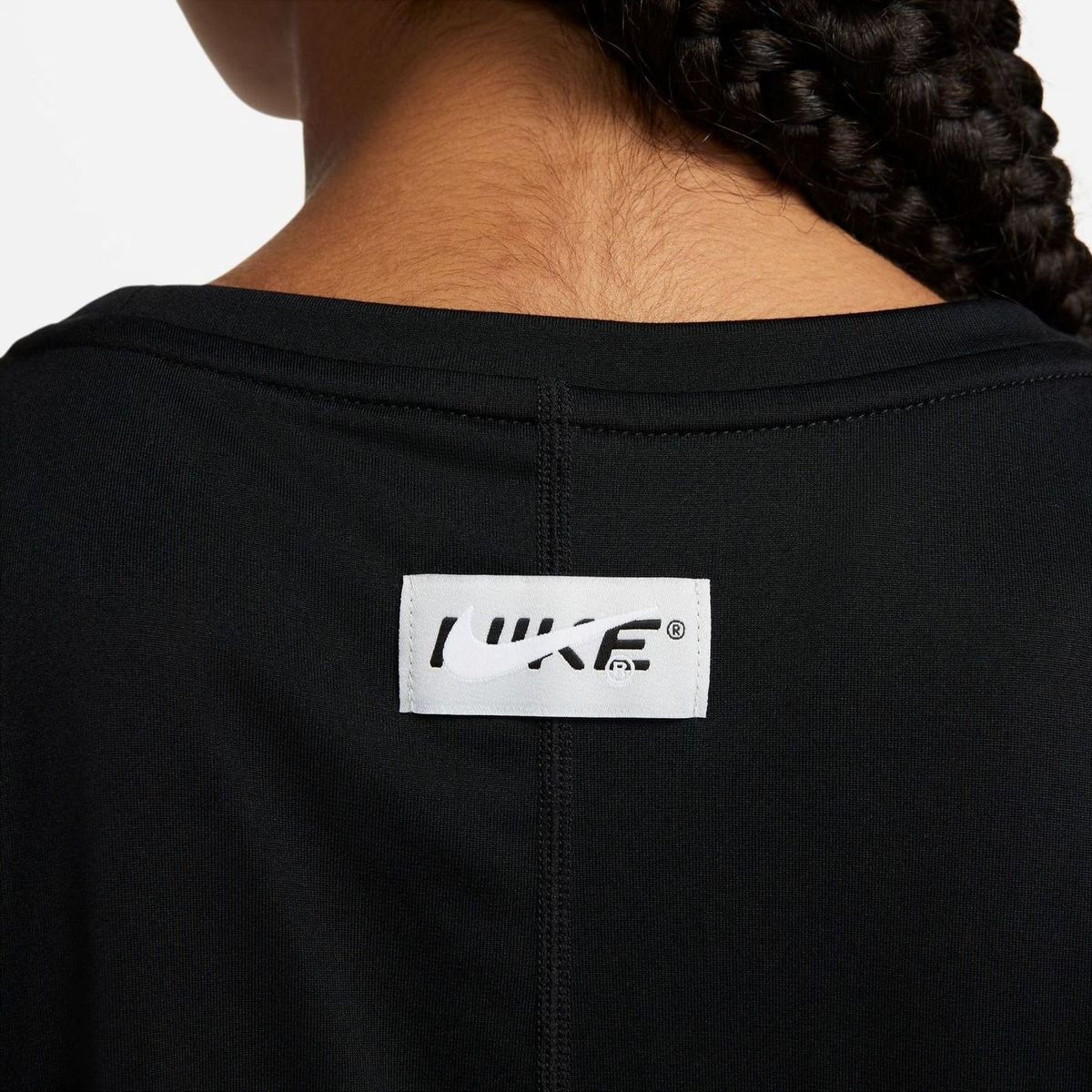 Nike ქალის მაისური W NK ONE DF SS STD TOP GRX HYB