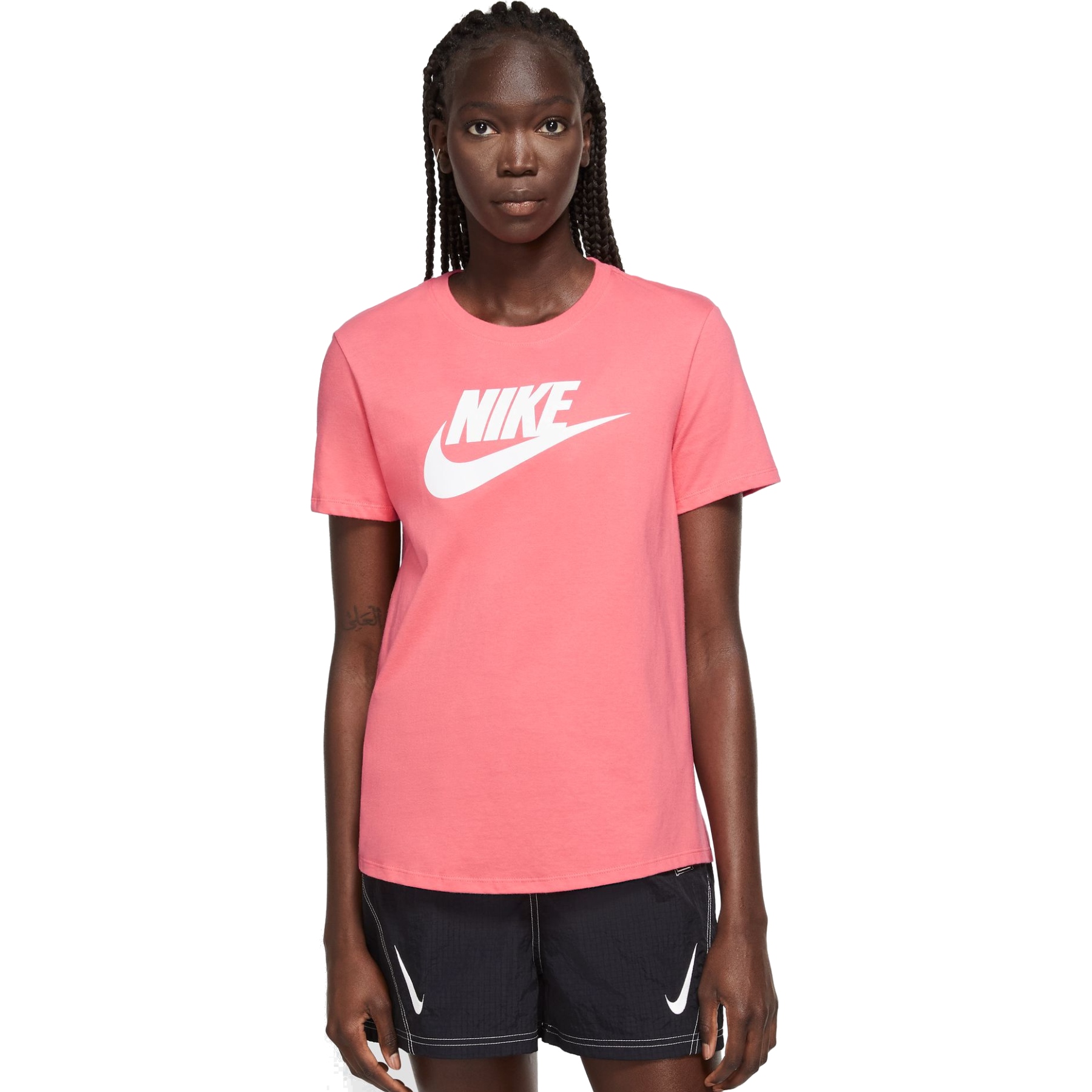 Nike ქალის მაისური W NSW CLUB SS TEE ICN FTRA