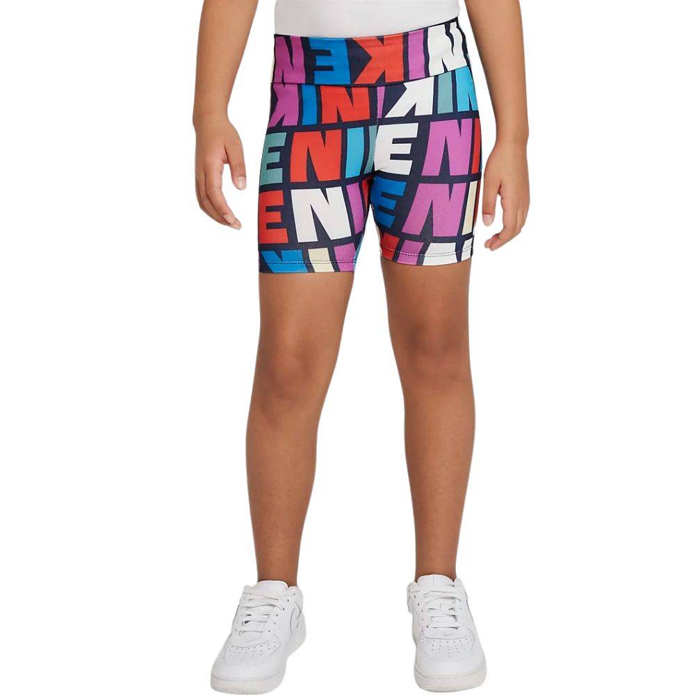 ბავშვის შორტი SNACK PACK NIKE BLOCK AOP BIKE SHORT
