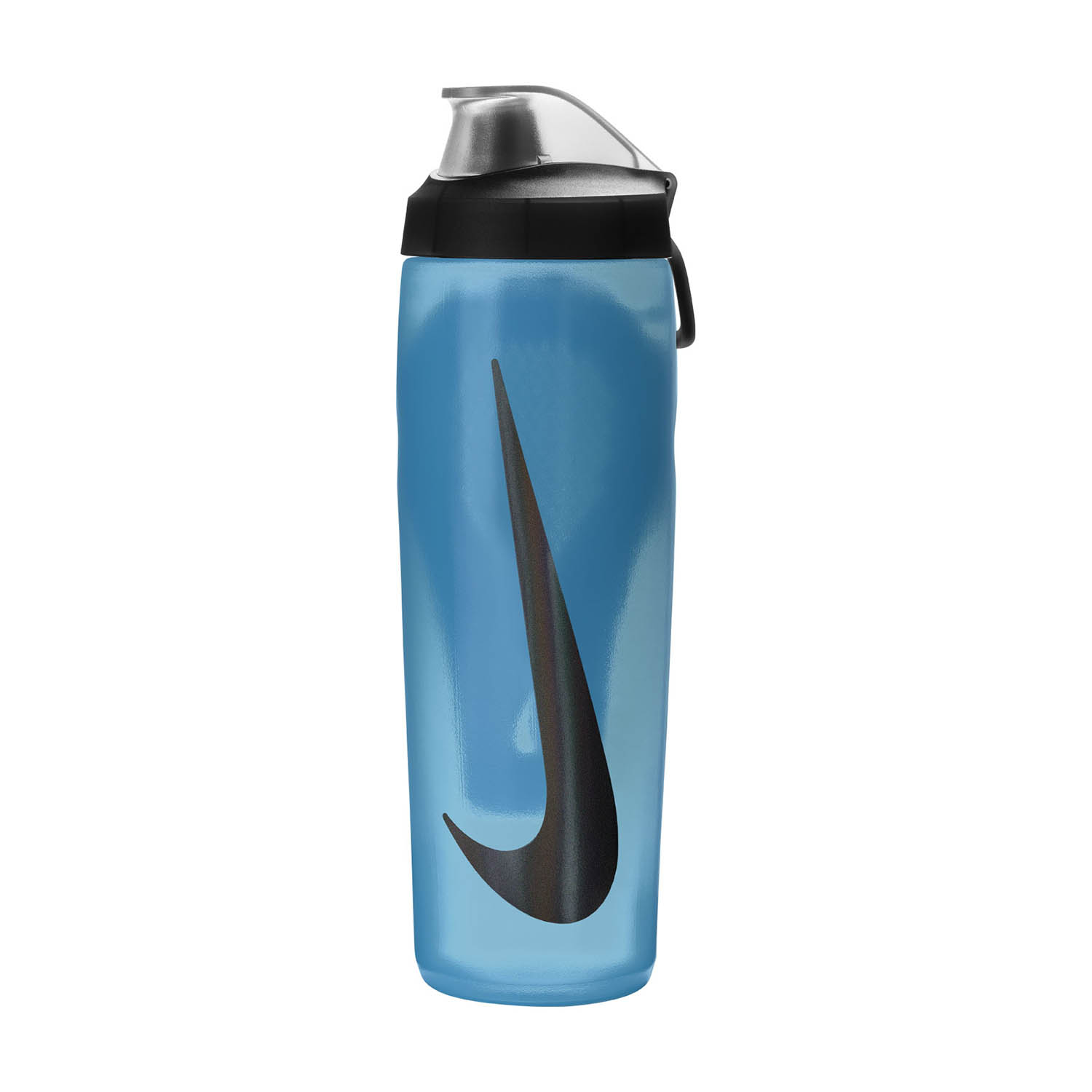 ბოთლი NIKE REFUEL BOTTLE LOCKING LID 24 OZ BALTIC BLUE/BLACK/BLACK IRIDESCENT 24OZ