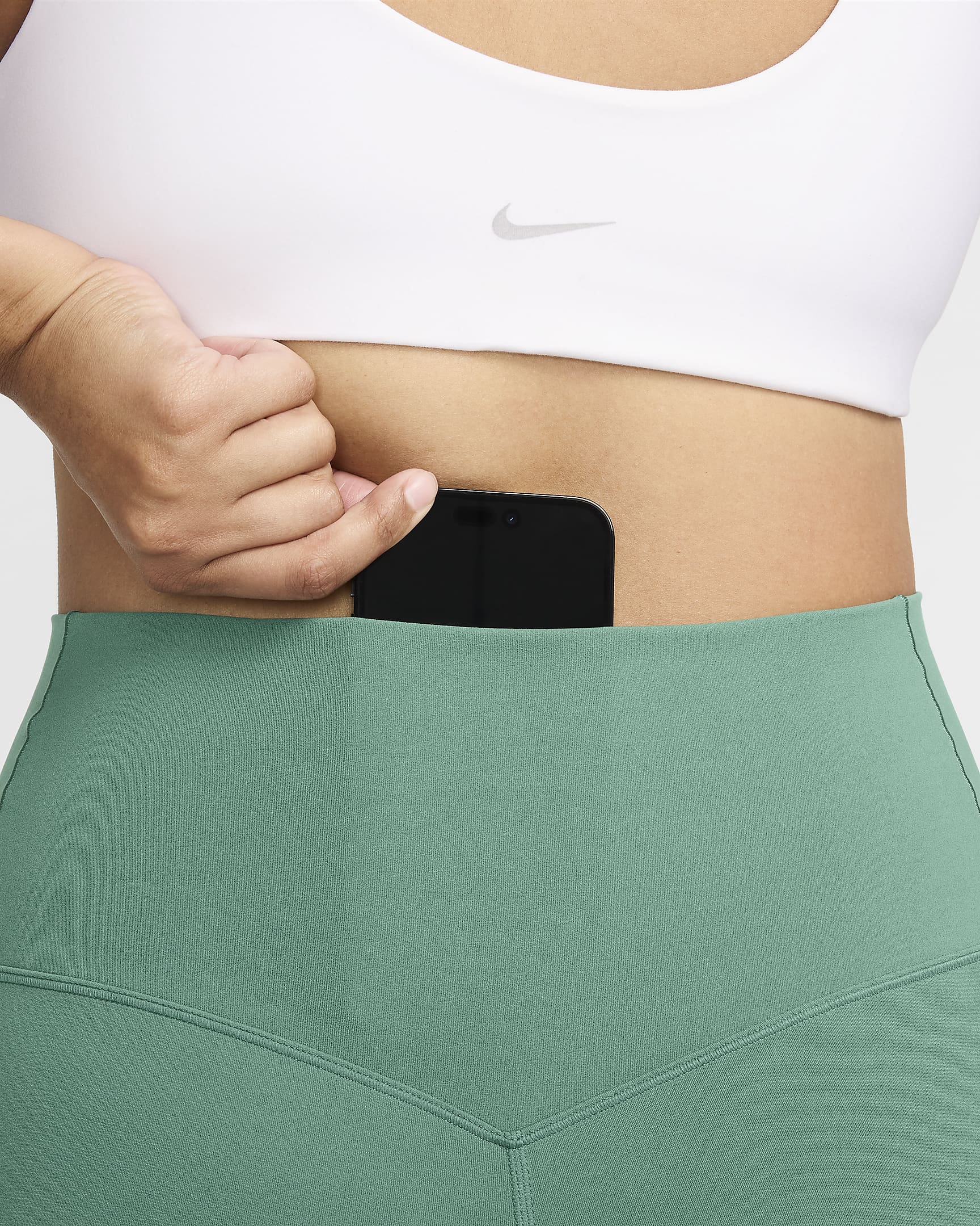 Nike ქალის შორტი W NK DF ZENVY HR 8IN SHORT