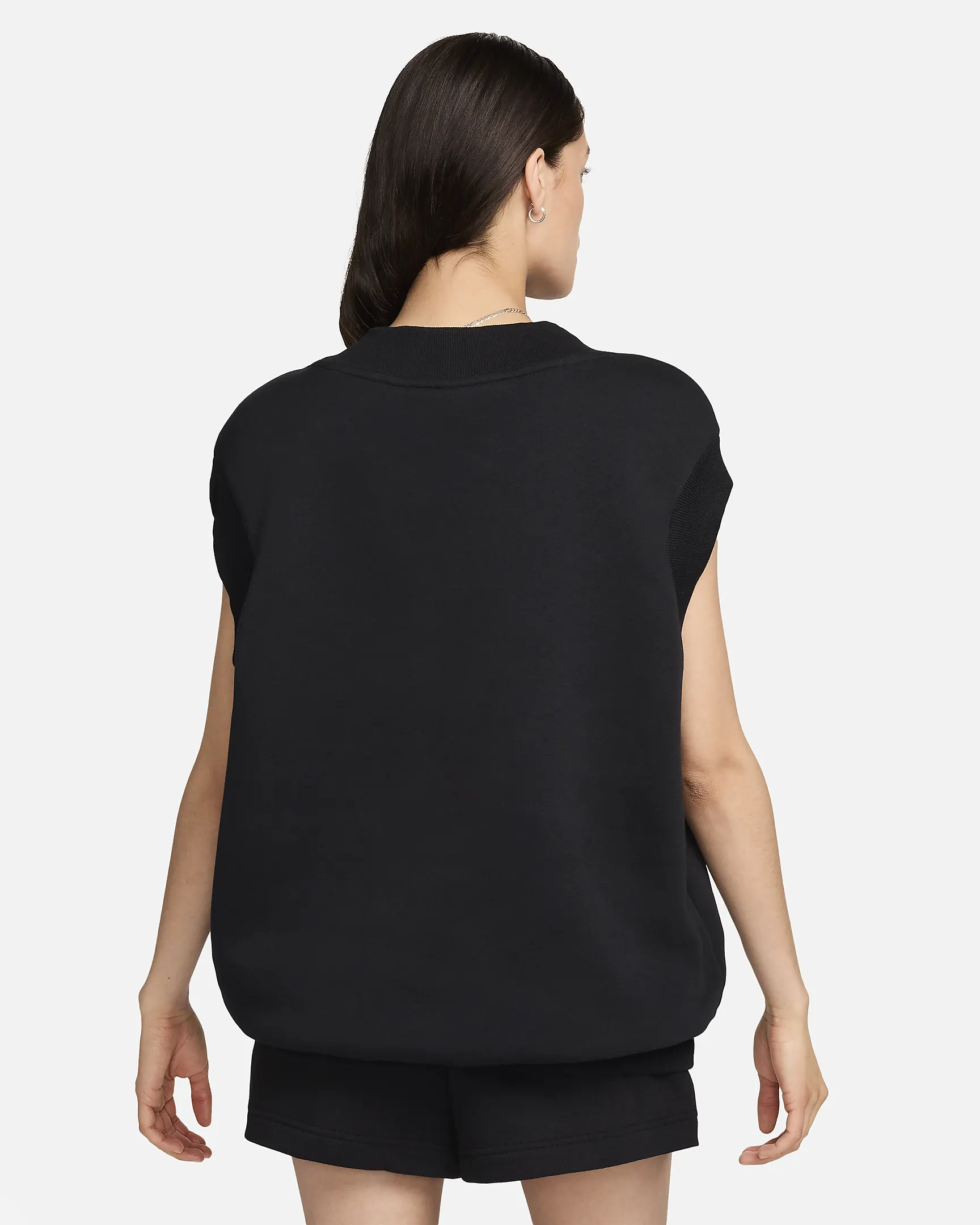 ქალის ქურთუკი W NSW PHNX FLC SLVLS V-NECK