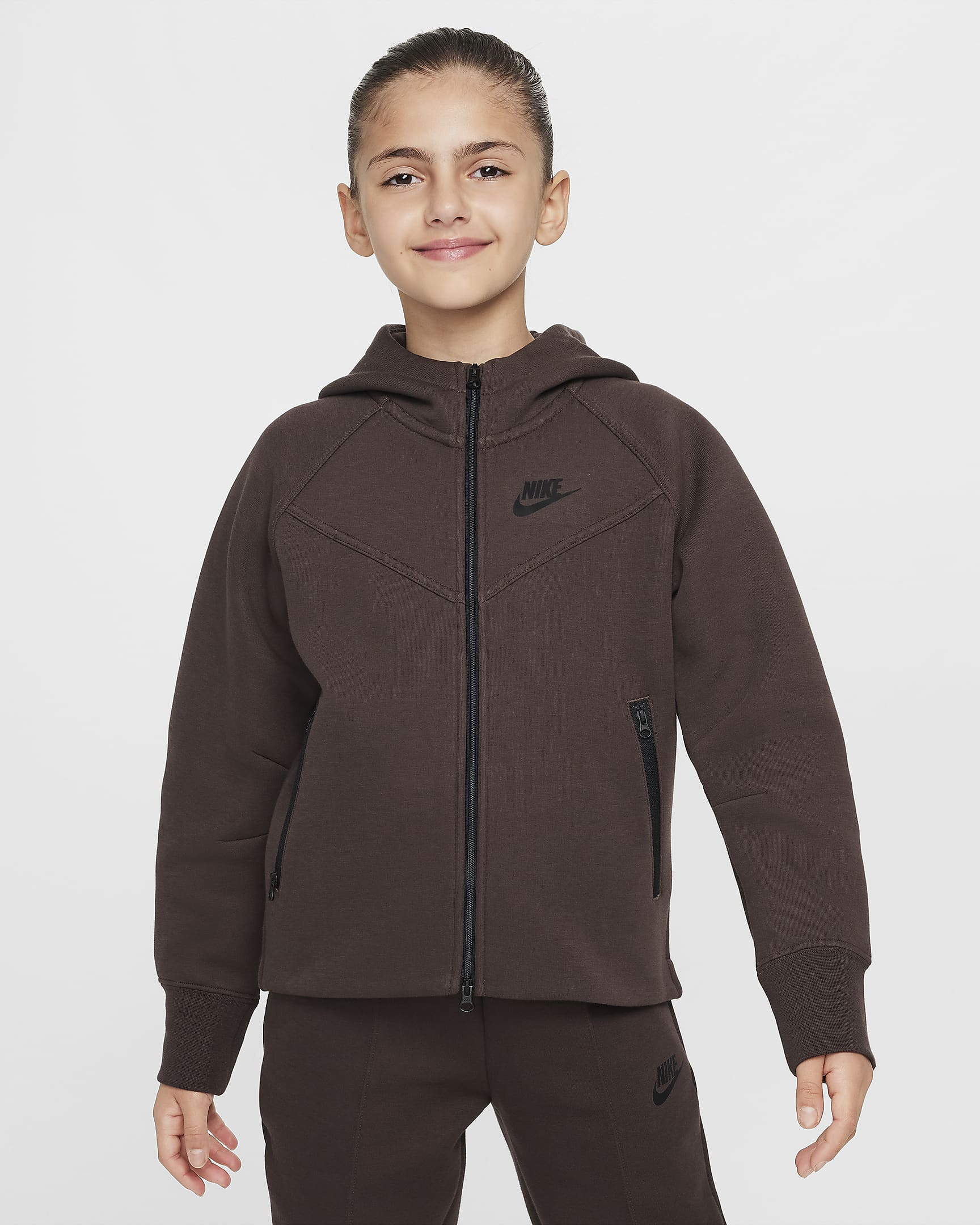 Nike ბავშვის ჯემპრი G NSW TCH FLC HD FZ LS