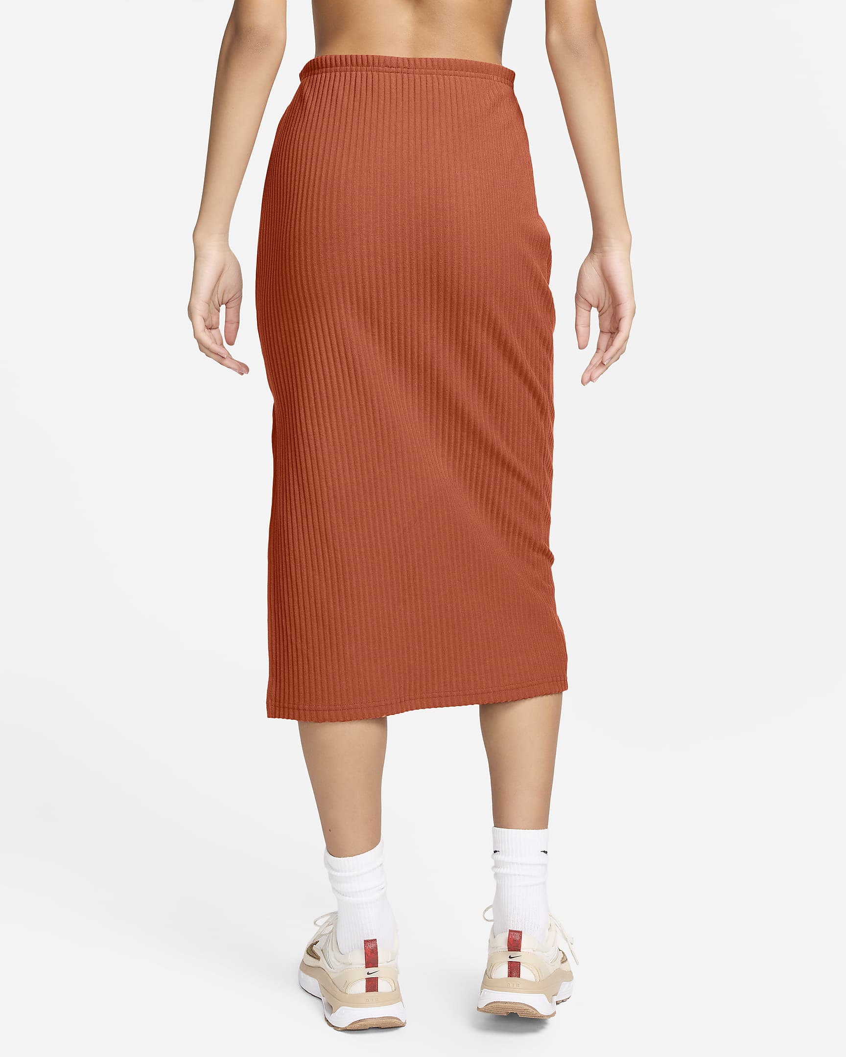 Nike ქალის შორტი W NSW NK CHLL KNT RIB MD SKIRT