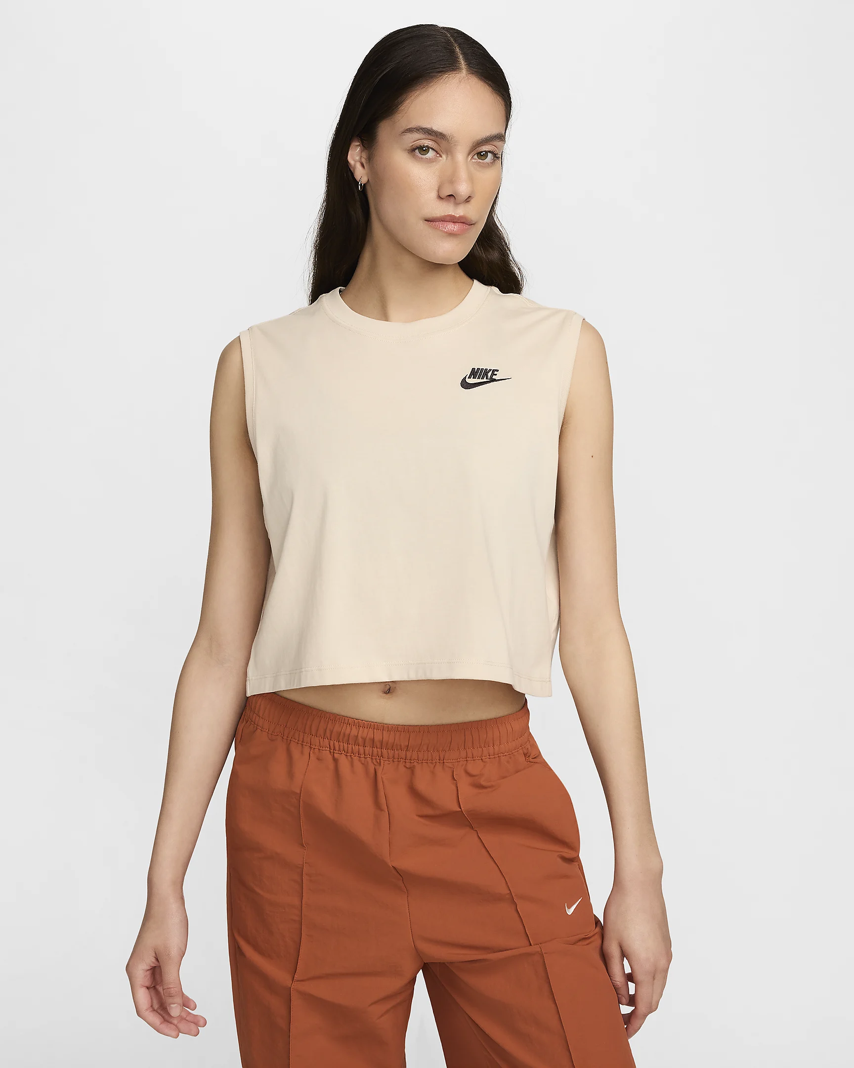 Nike ქალის მაისური W NSW CLUB CRP SL TEE