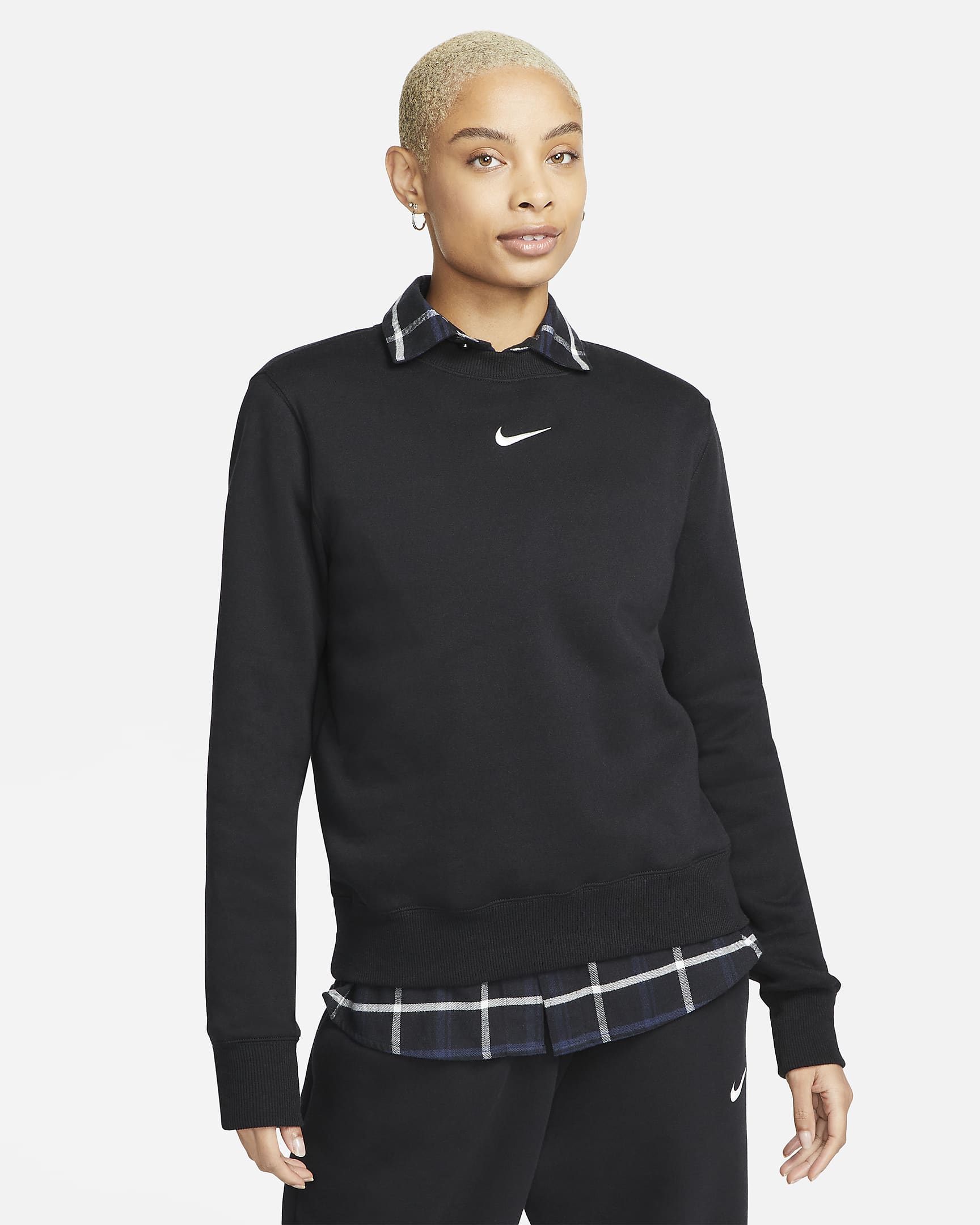 Nike ქალის ჯემპრი W NSW PHNX FLC STD CREW