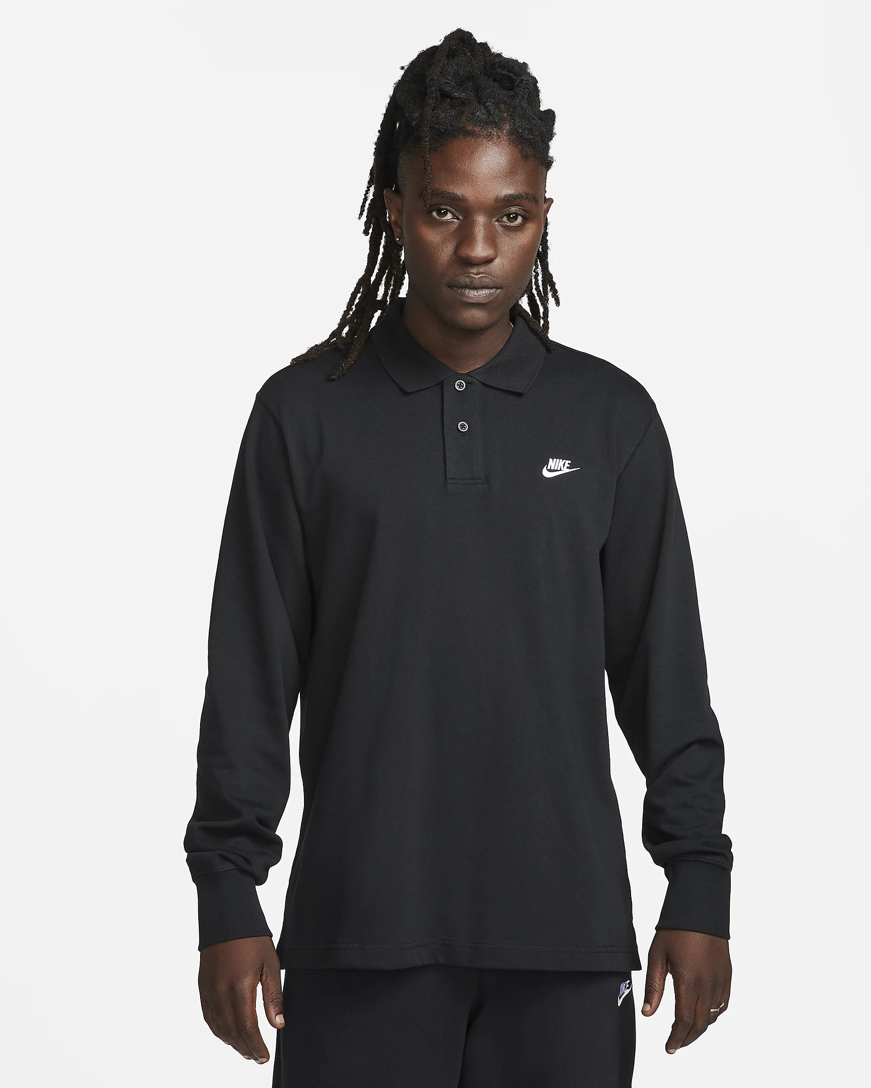მამაკაცის პოლო მაისური M NK CLUB KNIT LS POLO