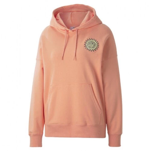 Puma ქალის ჯემპრი Downtown Relaxed Graphic Hoodie TR