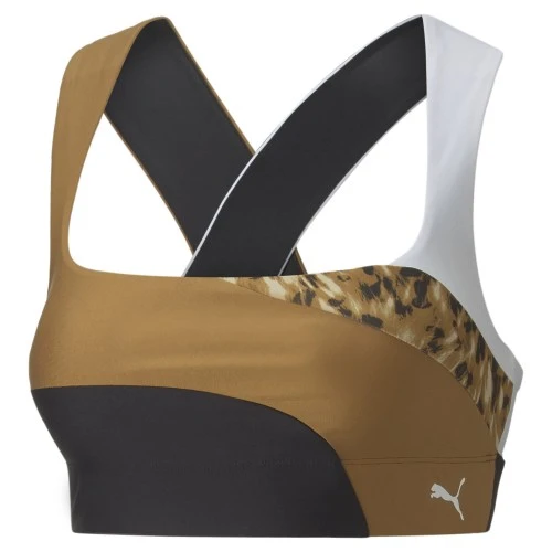 Puma ქალის მაისური Mid Impact Safari Glam Bra