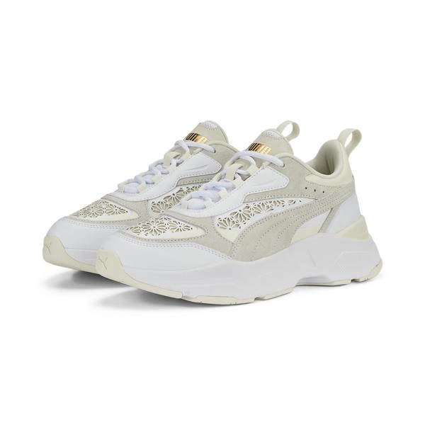Puma ქალის ბოტასი Cassia Laser Cut PUMA White-PUMA White-P