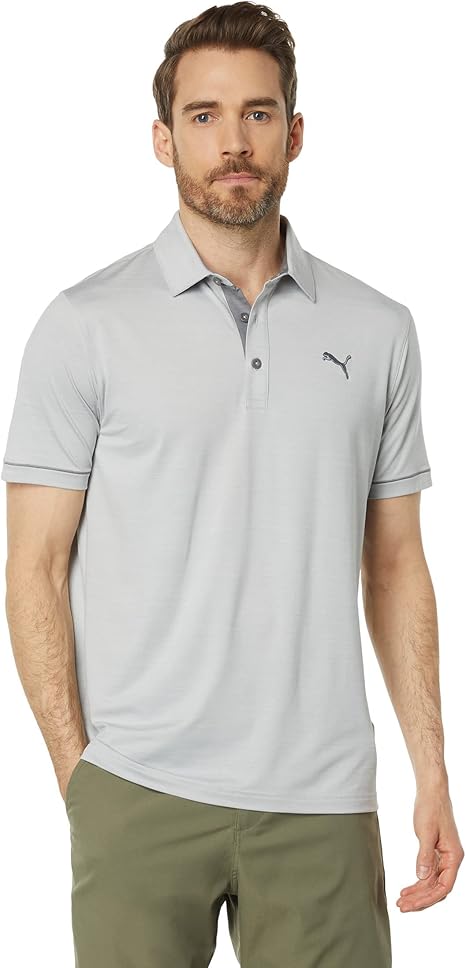 Puma პოლო მაისური Cloudspun Haystack Polo High Rise Heathe