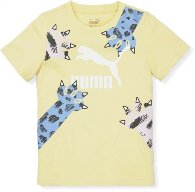 Puma ბავშვის მაისური CLASSICS PUMA MATES Tee Light Straw