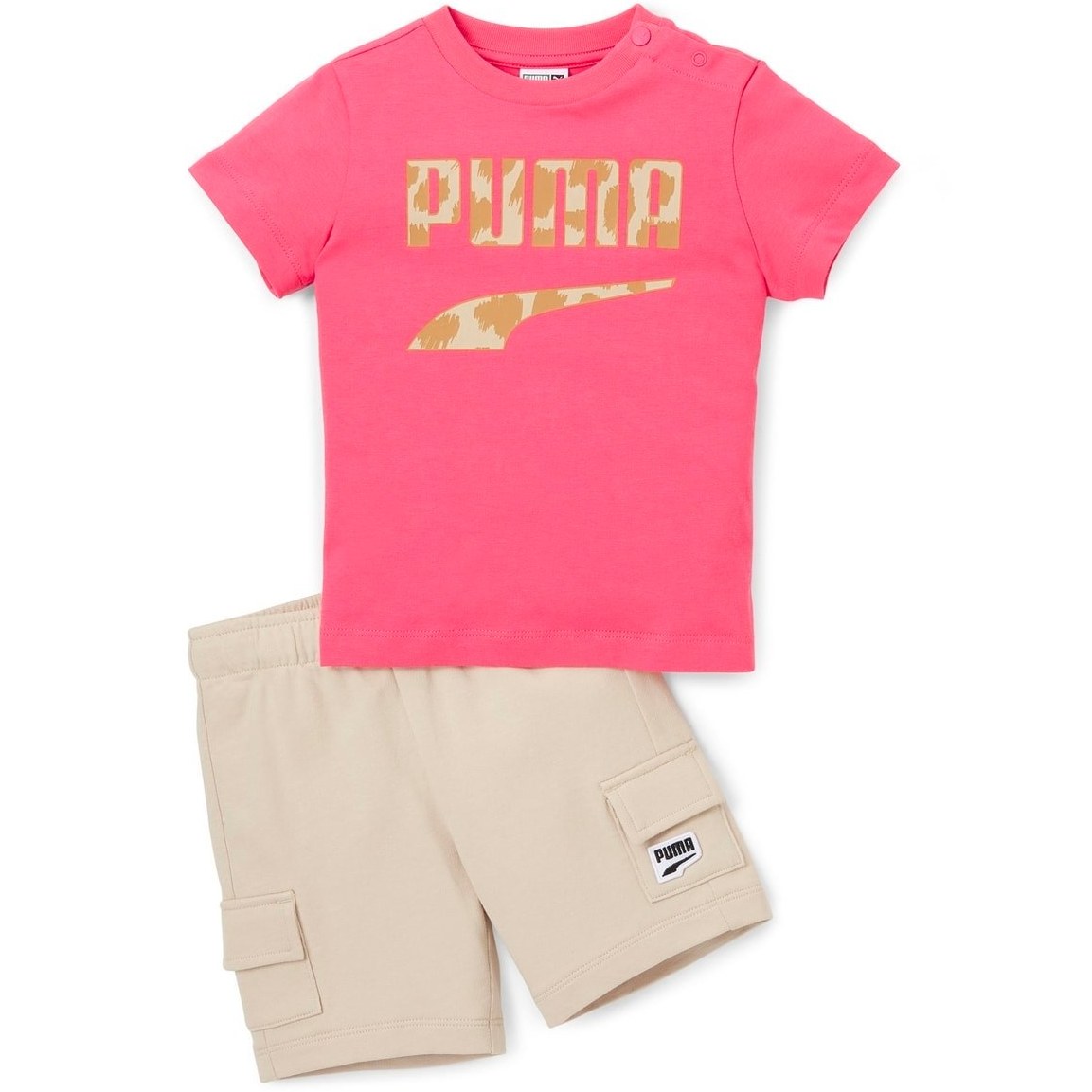 Puma ბავშვის სპორტული MINICATS DOWNTOWN Set Glowing Pink