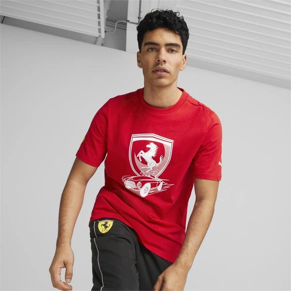 Puma მაისური Ferrari Race Big Shield Tee Tonal
