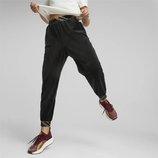 Puma ქალის შარვალი Deco Glam Velour  Pant